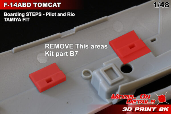 1/48 F-14ABD Boarding steps - Image 8