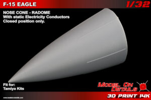 1/32 F-15 Nose Cone - W/ Static Electricity Conductors