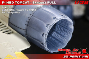 1/32 F-14BD Exhaust Nozzles FULL SET - TAMIYA