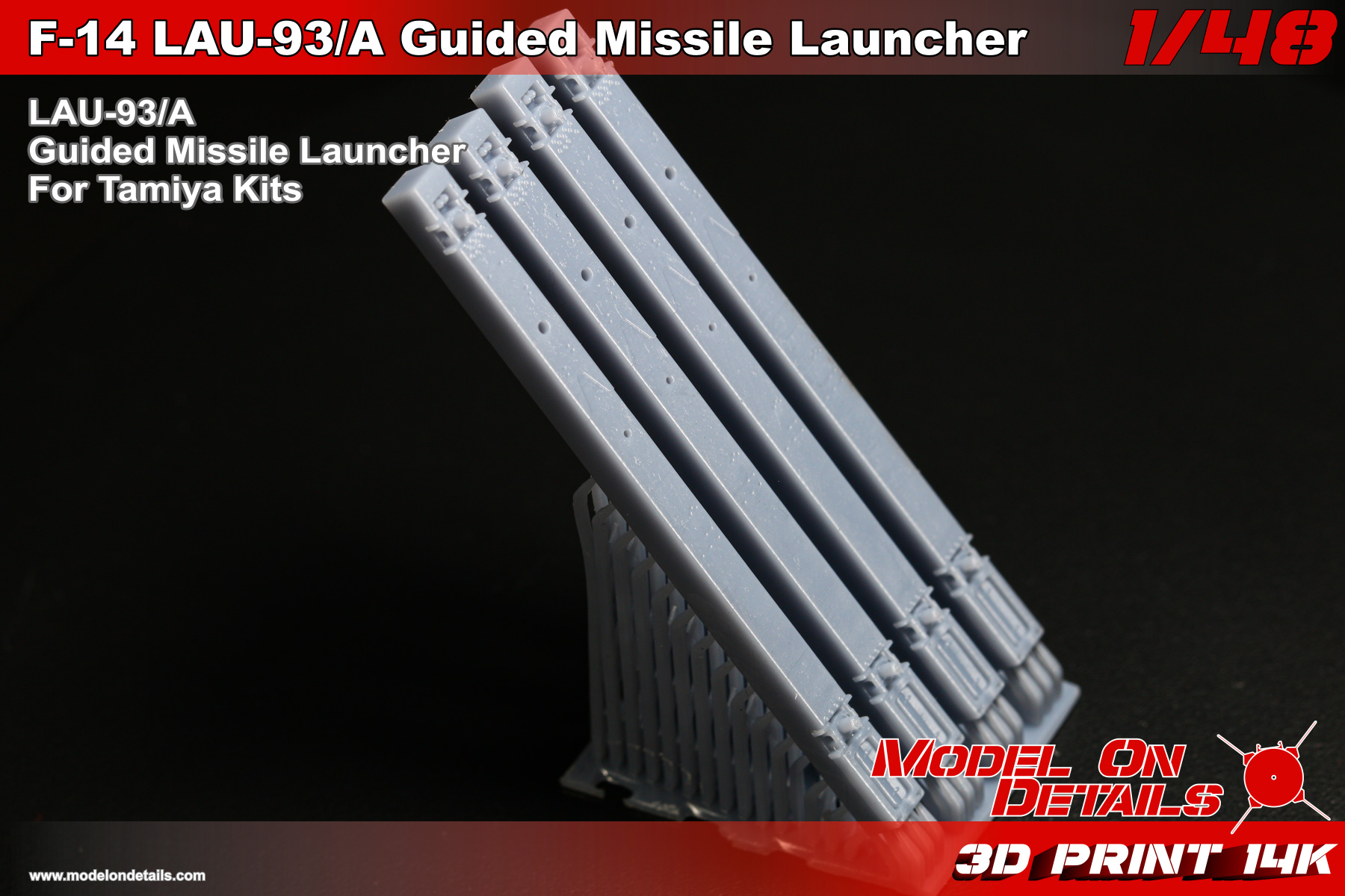 1/48 F-14 LAU-93/A Guided Missile Launcher - Image 2