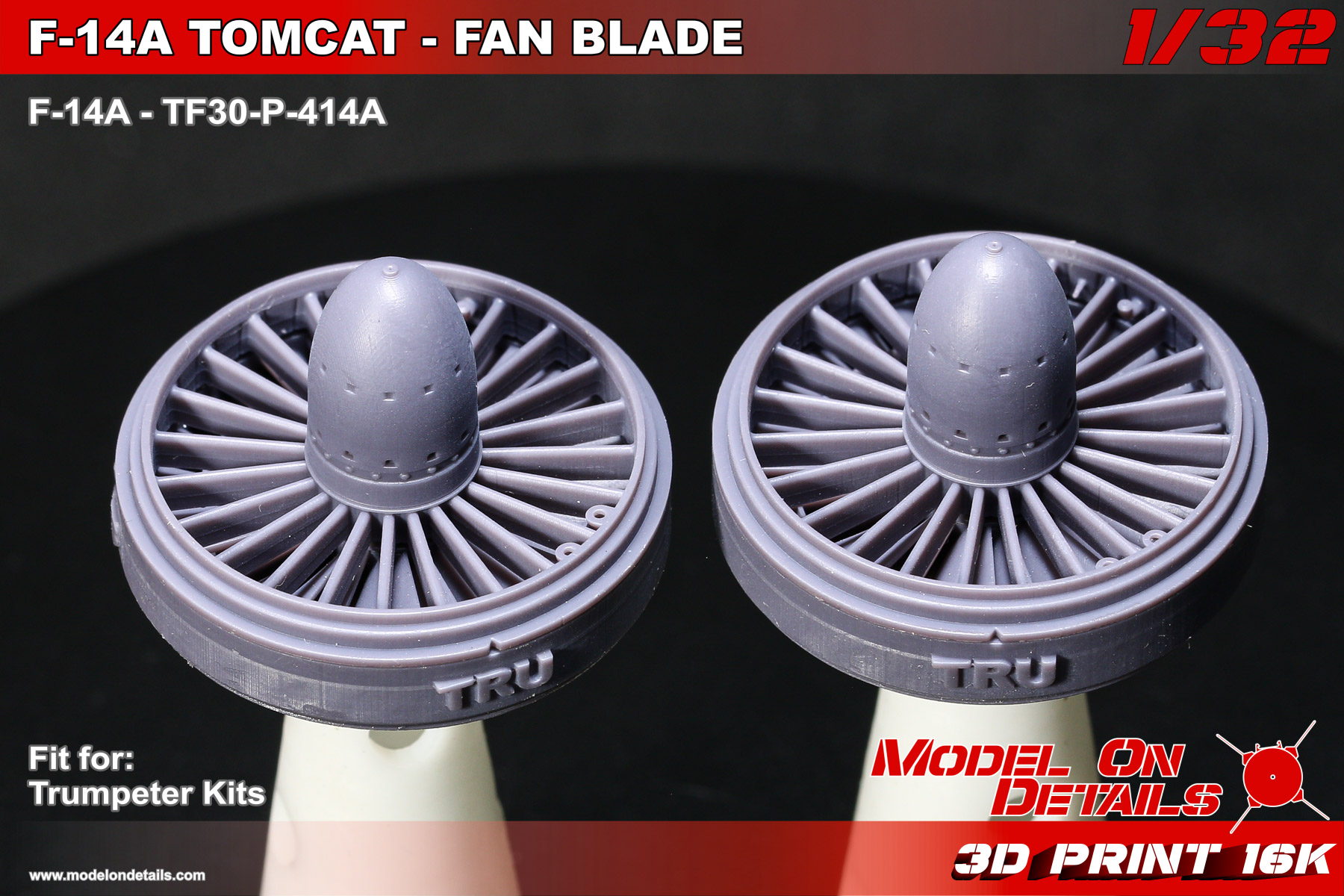 1/32 F-14A FAN BLADE (TAM & TRU) - Image 2